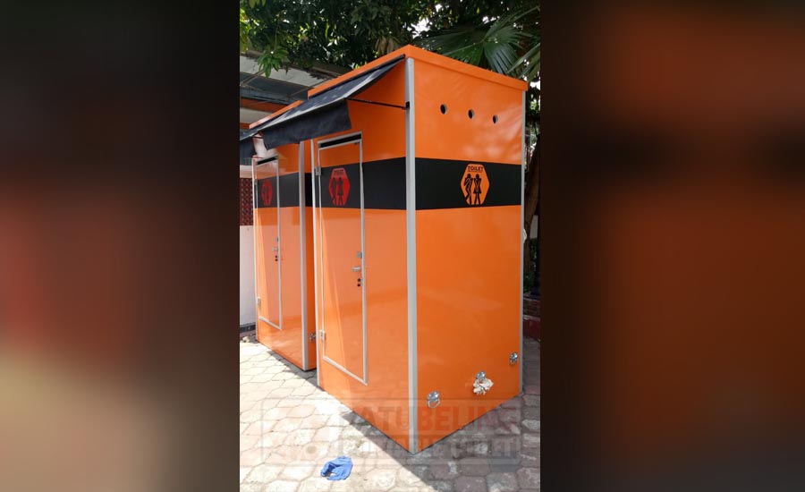Orderan portable toilet ke Jakarta